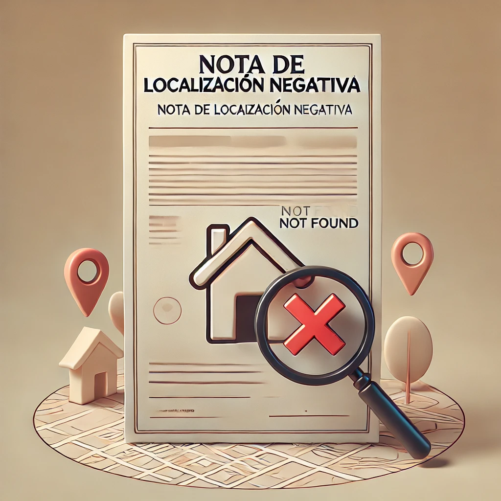 Nota Negativa de Propiedades