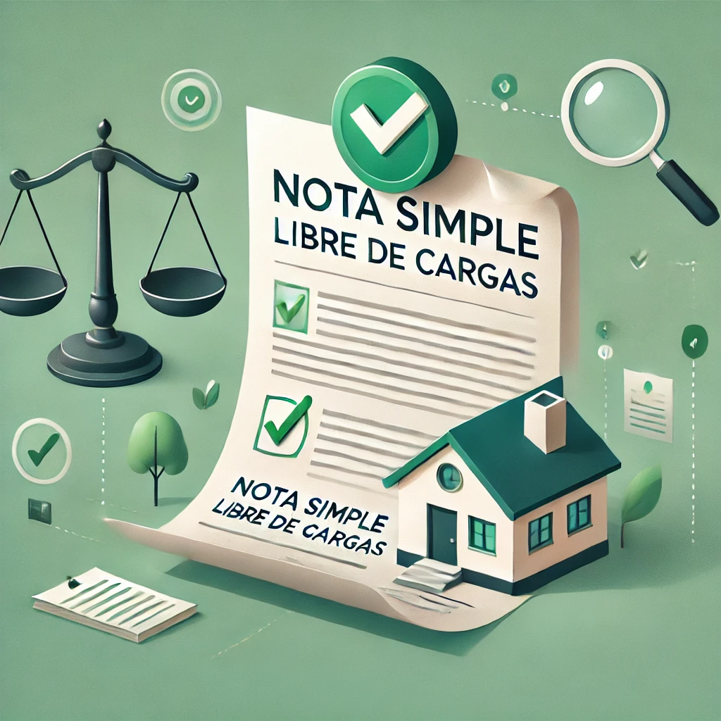Nota Simple Libre de Cargas