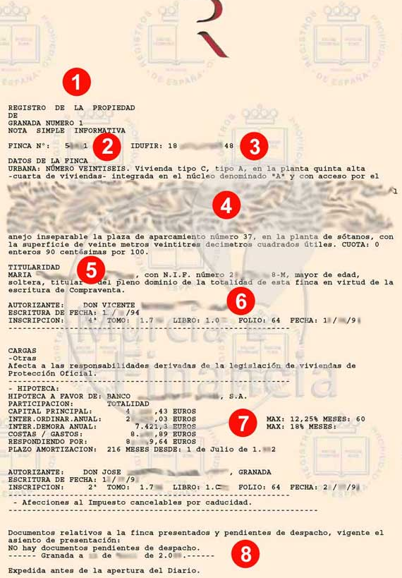 Ejemplo de Nota Simple